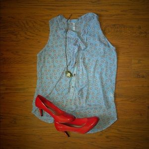 Cute Bicycle Button Up